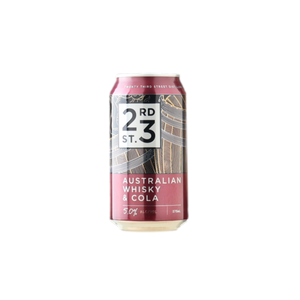 23rd Street Whisky and Cola 5% 375ml Can 4 Pack