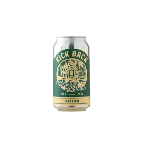 Kick Back Brewing Welcome Stranger Hazy IPA 375ml 4 Pack