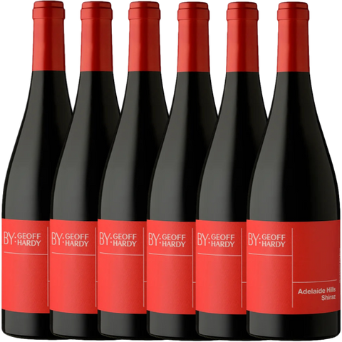 Hand Crafted By Geoff Hardy Red Label Shiraz 2019 - 6 Pack