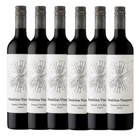 Dandelion Vineyards Damsel of the Barossa Merlot 2023 - 6 Pack