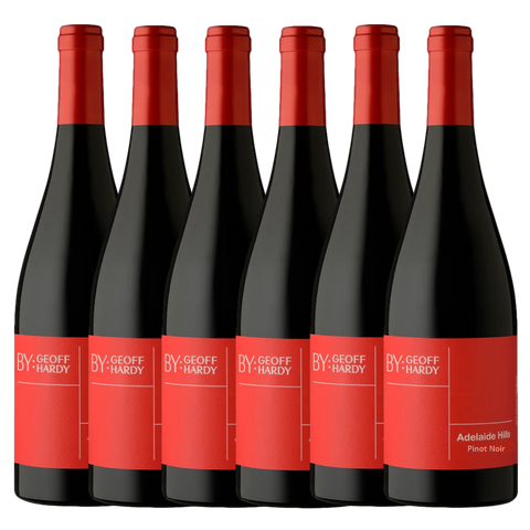 Handcrafted By Geoff Hardy Red Label Pinot Noir 2022 - 6 Pack