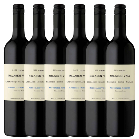 Rudderless Vineyard Grenache/ Shiraz/ Mataro 2020 - 6 Pack
