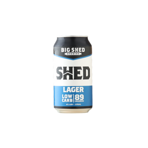 Big Shed - Shed Lager Low Carb 375ml Can 4 Pack