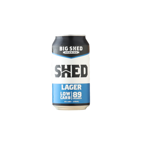 Big Shed - Shed Lager Low Carb 375ml Can 4 Pack