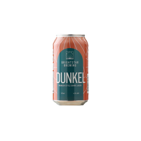 Brightstar Brewing Dunkel Dark Beer 375ml Can 4 Pack