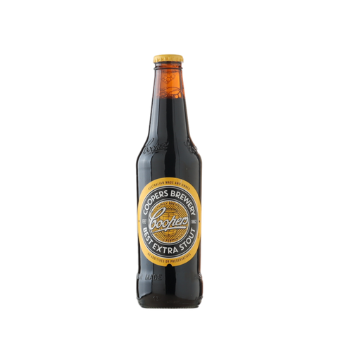 Coopers Best Extra Stout 375ml Bottle 6 Pack