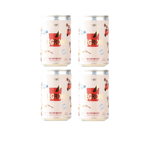 Curatif Never Never Distilling Negroni Cocktail 140ml Can 4 Pack
