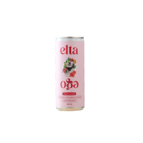 Elta Ego Zero Sugar Cosmopolitan Non-Alcoholic Cocktail 250ml Can 4 Pack
