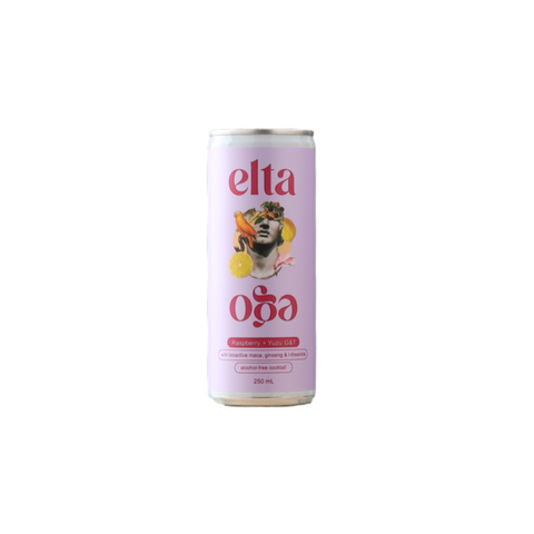 Elta Ego Raspberry Yuzu Non-Alcoholic Cocktail 250ml Can 4 Pack