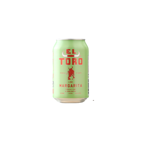 El Toro Lime Margarita 330 ml Can 4 Pack