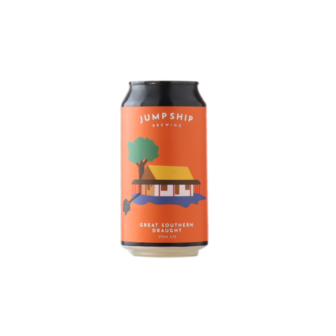 Jump Ship Brewing Great Southern Draught 375ml Can 4 Pack