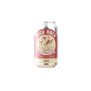Kick Back Brewing Good Folk Lager 375ml Can 4 Pack