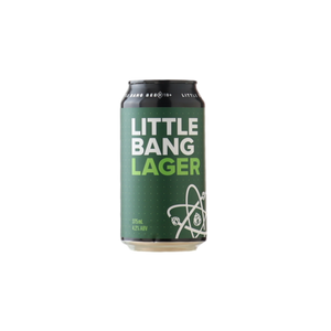 Little Bang Lager 375ml Can 4 Pack