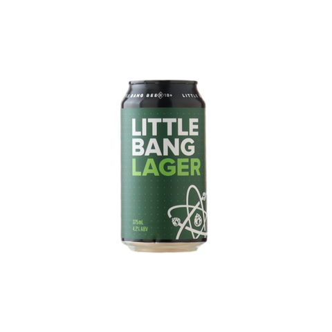 Little Bang Lager 375ml Can 4 Pack