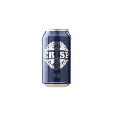 Loophole Crisp Lager 375ml Can 4 Pack