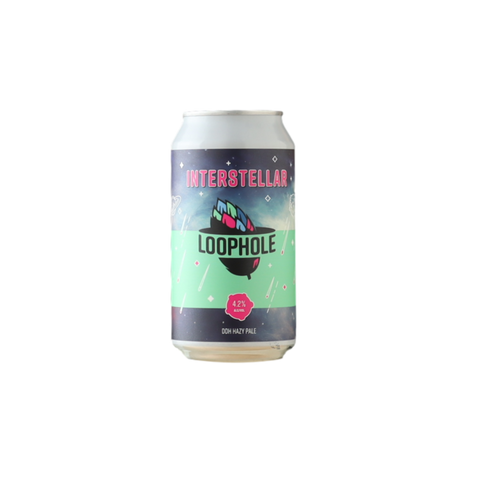 Loophole Interstellar DDH Hazy Pale 375ml Can 4 Pack