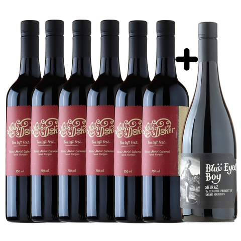 Mollydooker Two Left Feet Shiraz Cabernet Merlot 2023 - 6 Pack