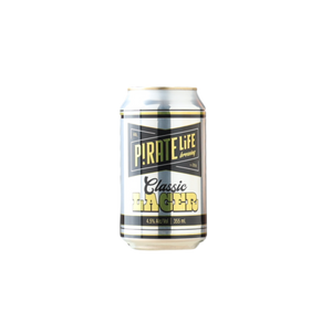 Pirate Life Classic Lager 355ml Can 4 Pack