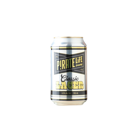 Pirate Life Classic Lager 355ml Can 4 Pack