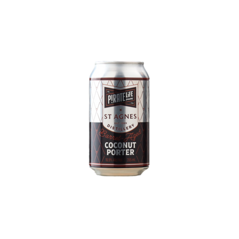 Pirate Life x St Agnes Coconut Porter 355ml Can 4 Pack