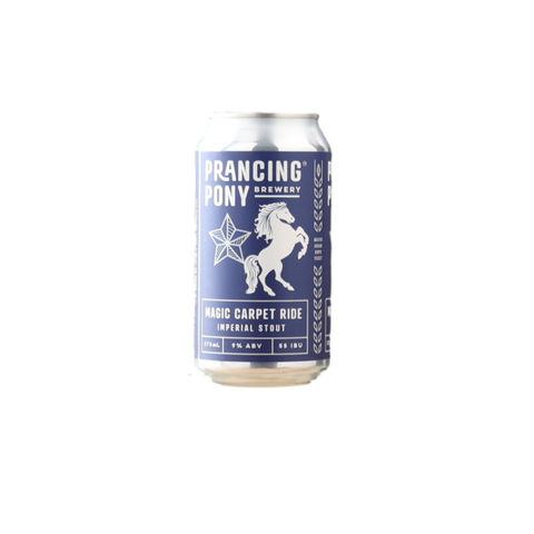 Prancing Pony Magic Carpet Ride Stout 375ml Can 4 Pack