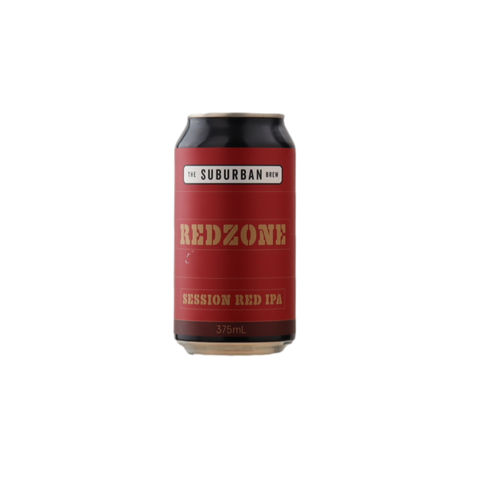 Suburban Brew Redzone Session Red IPA 375ml Can 4 Pack