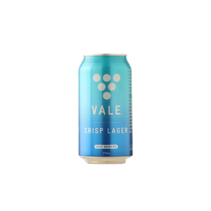 Vale Ale Crisp Lager 375ml Can 6 Pack