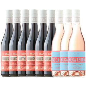 Ricca Terra Montepulciano 2024 6 Pack + 3 Free Rosé