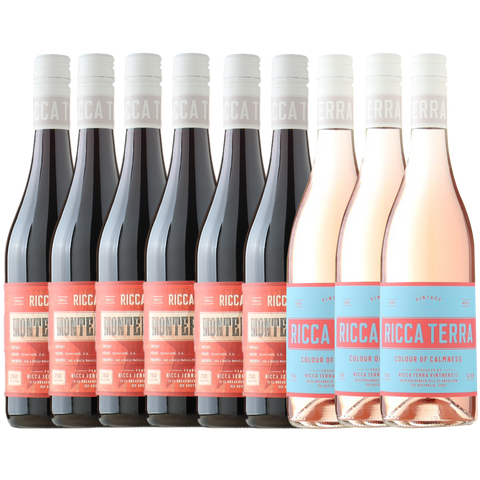 Ricca Terra Montepulciano 2024 6 Pack + 3 Free Rosé
