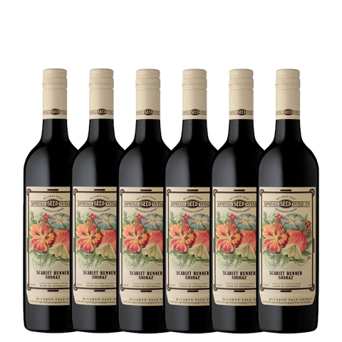 Spring Seed 'Scarlet Runner' Shiraz 2021 - 6 Pack