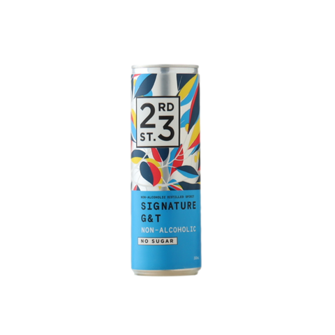 23rd Street Non-Alc G&T 300ml Can 4 Pack