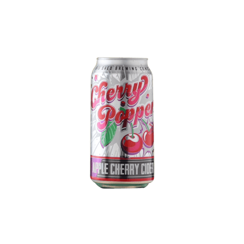 Big Shed Cherry Popper Apple Cherry Cider 375ml Can 4 Pack