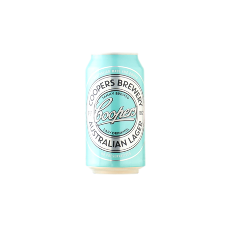 Coopers Australian Lager 375ml Can 6 Pack