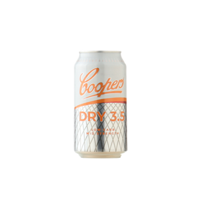 Coopers Dry Low Carb 3.5% 375ml Can 6 Pack