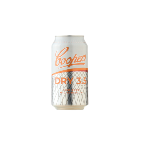 Coopers Dry Low Carb 3.5% 375ml Can 6 Pack