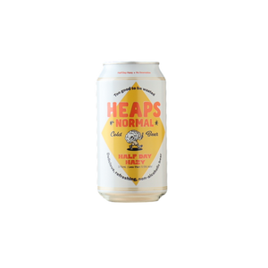 Heaps Normal Half Day Hazy 375ml Can 4 Pack