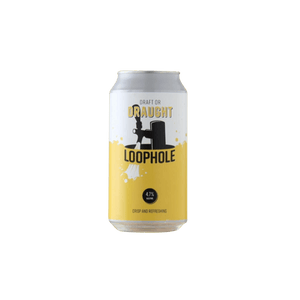Loophole Draught Beer 375ml Can 4 Pack - Regions Cellars