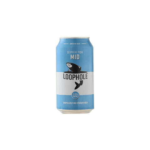 Loophole Slippery Fish Mid Strength 375ml Can 4 Pack