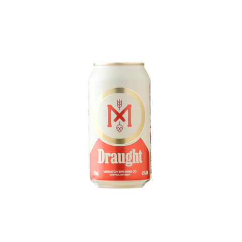 Mismatch Draught 375ml Can 4 Pack