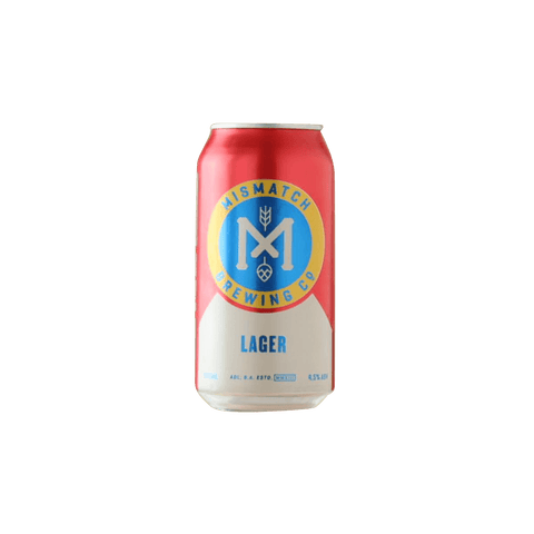 Mismatch Lager 375ml Can 6 Pack