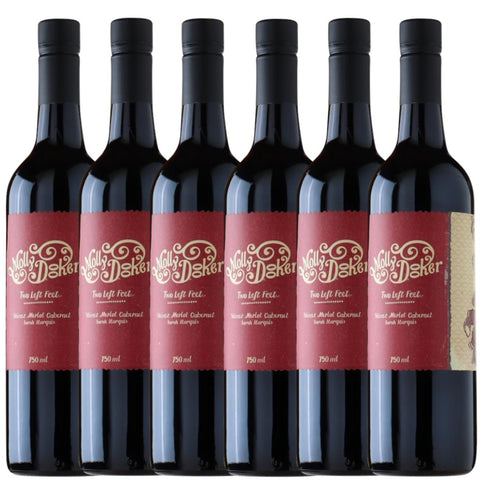 Mollydooker Two Left Feet Shiraz Cabernet Merlot 2021 - 6 Pack