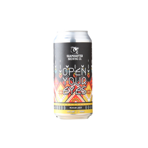 Shapeshifter Brewing Co. 'Open your Eyes' Mexican Lager 440ml Can 4 Pack