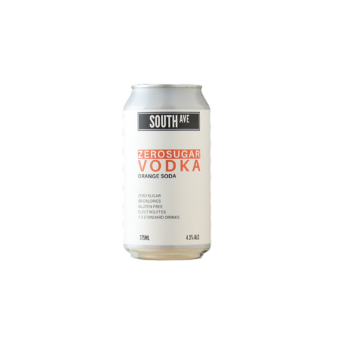 South Ave Vodka Orange 375ml Can 4 Pack