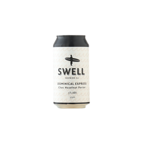 Swell Dominical Express Choc Hazelnut Porter 375ml Can 4 Pack